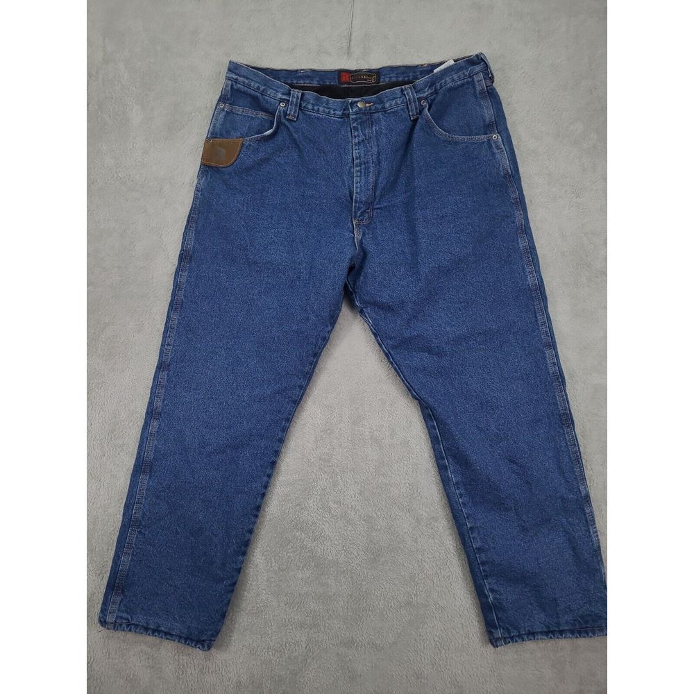 Wrangler Riggs Dura Shield Fleece Lined Jeans Men's 42 X 3 0 3W055TH Blue